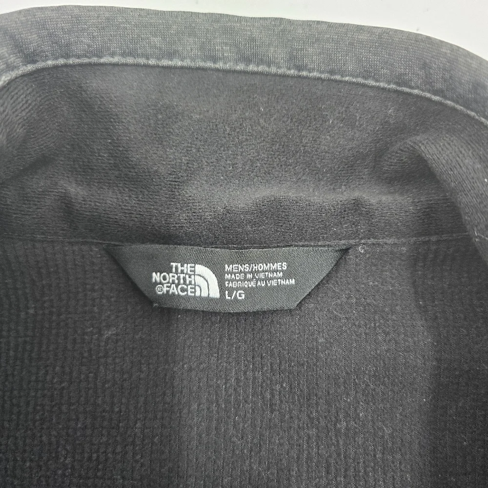 The North Face Windwall Fleece Vest Men's L Heather Gray Ports America Logo Poly